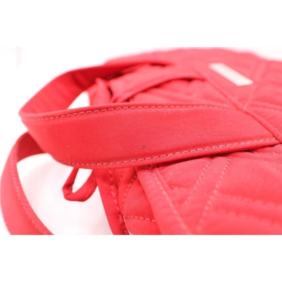 Vera Bradley Red Quilted Hanging Travel Organizer Cosmetic Toiletries Case 11x9" - Picture 13 of 13